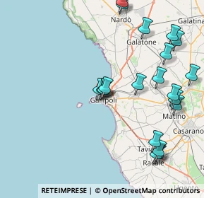 Mappa Via Bianco, 73014 Gallipoli LE, Italia (10.025)