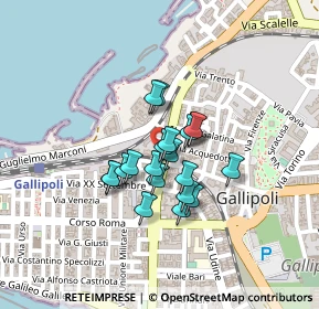 Mappa Via Bianco, 73014 Gallipoli LE, Italia (0.15)