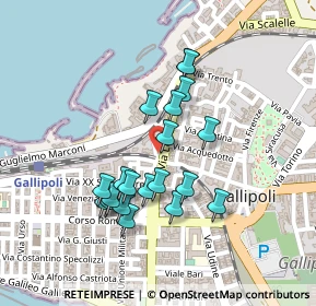 Mappa Via Bianco, 73014 Gallipoli LE, Italia (0.2115)