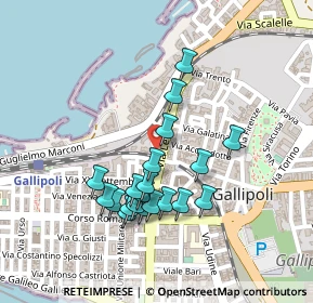 Mappa Via Bianco, 73014 Gallipoli LE, Italia (0.2225)