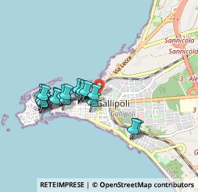 Mappa Via Bianco, 73014 Gallipoli LE, Italia (0.8865)