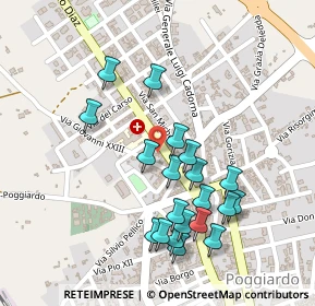 Mappa Via Francesco Pispico, 73037 Poggiardo LE, Italia (0.257)