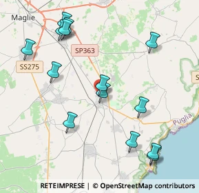 Mappa Via Francesco Pispico, 73037 Poggiardo LE, Italia (4.93)