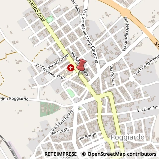 Mappa Via Armando Diaz, 95, 73037 Poggiardo, Lecce (Puglia)