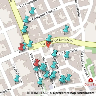 Mappa Piazza Garibaldi, 73052 Parabita LE, Italia (0.092)