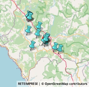 Mappa Via San Pietro Catania, 85044 Lauria PZ, Italia (5.22933)