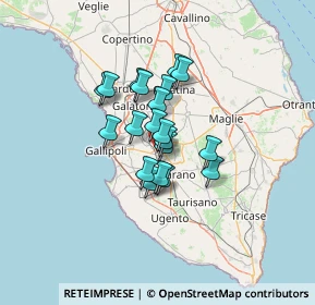 Mappa Via S. Pasquale, 73052 Parabita LE, Italia (9.207)