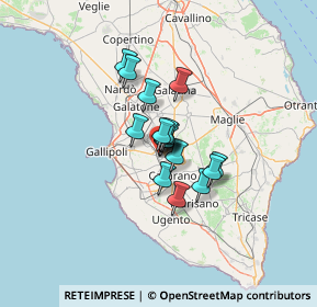 Mappa Via S. Pasquale, 73052 Parabita LE, Italia (7.71471)