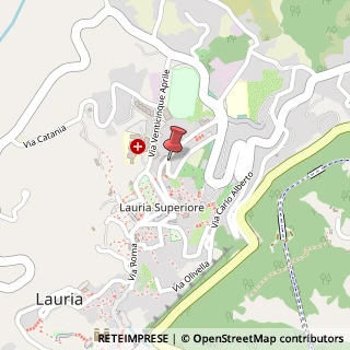 Mappa Via Manzipoli, 13, 85044 Lauria, Potenza (Basilicata)