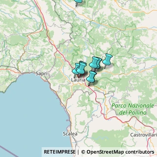 Mappa Via Fontana, 85044 Lauria PZ, Italia (7.80455)