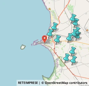 Mappa , 73014 Gallipoli LE, Italia (4.83333)