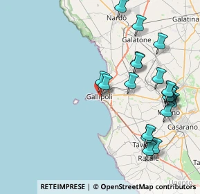 Mappa , 73014 Gallipoli LE, Italia (9.7765)