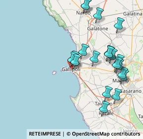 Mappa , 73014 Gallipoli LE, Italia (9.062)