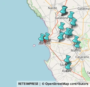 Mappa , 73014 Gallipoli LE, Italia (9.4235)