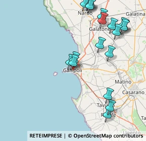 Mappa , 73014 Gallipoli LE, Italia (10.7545)