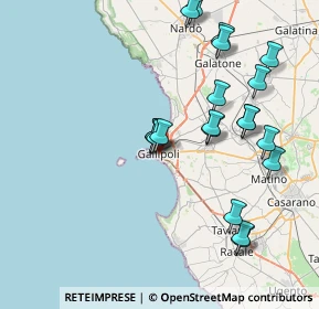 Mappa , 73014 Gallipoli LE, Italia (8.7805)