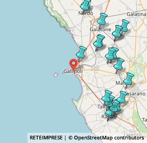 Mappa , 73014 Gallipoli LE, Italia (11.0905)