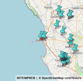 Mappa , 73014 Gallipoli LE, Italia (10.922)