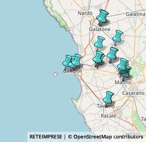 Mappa , 73014 Gallipoli LE, Italia (8.507)