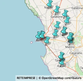 Mappa , 73014 Gallipoli LE, Italia (8.651)