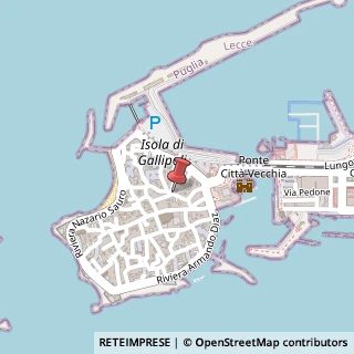 Mappa Via Incrociata, 9, 73014 Gallipoli, Lecce (Puglia)