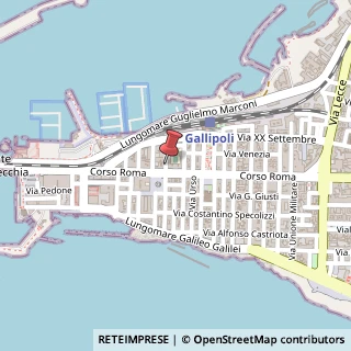 Mappa Via Buccarella, 01, 73014 Gallipoli, Lecce (Puglia)