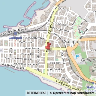 Mappa Piazza Giovanni XXIII, 6, 73014 Gallipoli, Lecce (Puglia)
