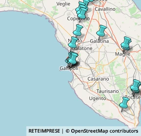 Mappa Via Carlo Goldoni, 73014 Gallipoli LE, Italia (17.786)