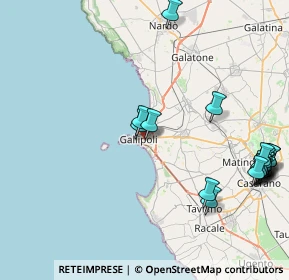 Mappa Via Carlo Goldoni, 73014 Gallipoli LE, Italia (11.465)