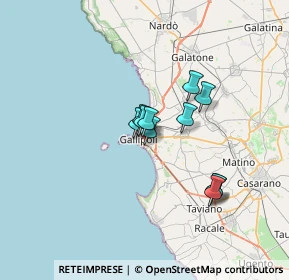 Mappa Via Carlo Goldoni, 73014 Gallipoli LE, Italia (4.99273)