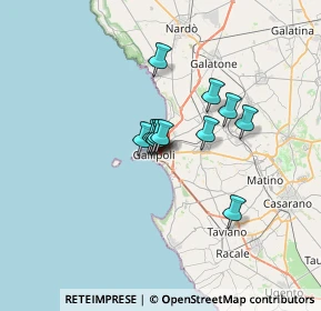 Mappa Via Carlo Goldoni, 73014 Gallipoli LE, Italia (4.3775)