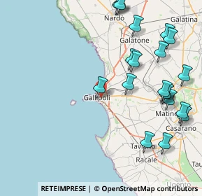Mappa Via Carlo Goldoni, 73014 Gallipoli LE, Italia (10.94)