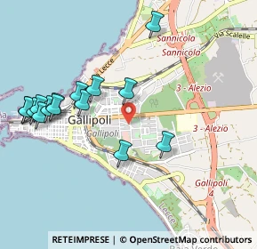 Mappa Via Carlo Goldoni, 73014 Gallipoli LE, Italia (1.19)