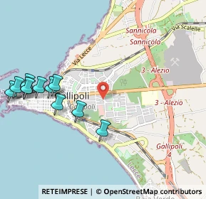 Mappa Via Carlo Goldoni, 73014 Gallipoli LE, Italia (1.35364)