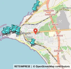 Mappa Via Carlo Goldoni, 73014 Gallipoli LE, Italia (1.40706)