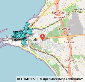 Mappa Via Carlo Goldoni, 73014 Gallipoli LE, Italia (1.1945)