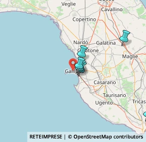 Mappa Via D'Elia, 73014 Gallipoli LE, Italia (40.83417)