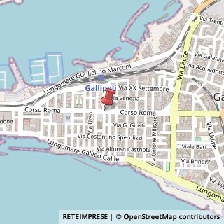 Mappa Corso Roma,  79, 73014 Gallipoli, Lecce (Puglia)