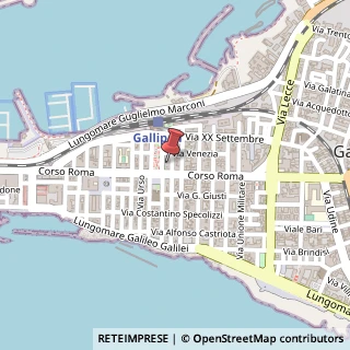 Mappa Corso Roma, 84, 73014 Gallipoli, Lecce (Puglia)