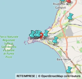 Mappa Via D'Elia, 73014 Gallipoli LE, Italia (2.02727)