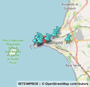 Mappa Via Cavallotti, 73014 Gallipoli LE, Italia (0.81182)