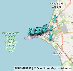 Mappa Via Cavallotti, 73014 Gallipoli LE, Italia (0.69105)