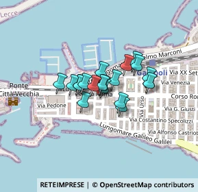 Mappa Via Cavallotti, 73014 Gallipoli LE, Italia (0.135)