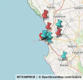 Mappa Via Cavallotti, 73014 Gallipoli LE, Italia (4.74533)