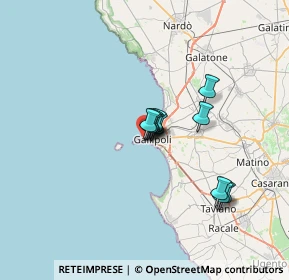 Mappa Via Cavallotti, 73014 Gallipoli LE, Italia (4.75091)