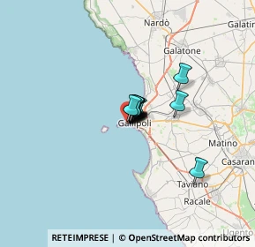 Mappa Via Cavallotti, 73014 Gallipoli LE, Italia (2.4525)