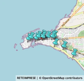 Mappa Via Cavallotti, 73014 Gallipoli LE, Italia (0.53462)