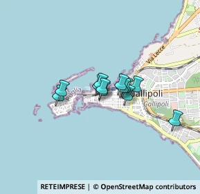 Mappa Via Cavallotti, 73014 Gallipoli LE, Italia (0.52833)