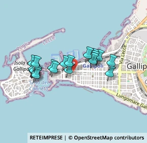 Mappa Via Cavallotti, 73014 Gallipoli LE, Italia (0.4115)