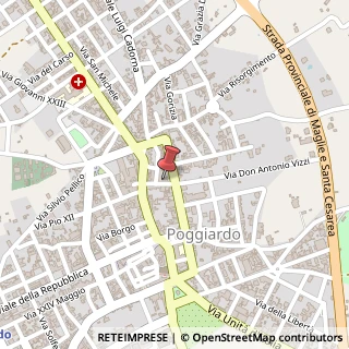 Mappa Via Sant'Antonio da Padova, 21, 73037 Poggiardo, Lecce (Puglia)